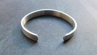 Champagne Diamond Sterling Silver Industrial Cuff, Snakeskin Wire Metal Stud Colored Diamond Bracelet