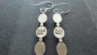 Peridot Citrine Multi Stone Dark Patina Oxidized Sterling Silver Long Gemstone Dangle Earrings