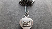 Dendritic Agate Desert Landscape Sterling Silver 14K Gold Pendant Minimalist Necklace