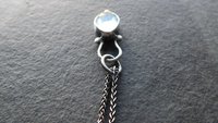 Rosecut Aquamarine Sterling Silver 14K Gold Minimalist Pendant Necklace