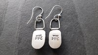 Champagne Rosecut Morganite Textured Sterling Silver Hinged Lightweight Everyday Dangle Earrings