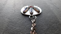 Amethyst Quartz Crystal  Point Garnet Sterling Silver 14K Gold Mixed Metal Multi Stone Pendant Necklace