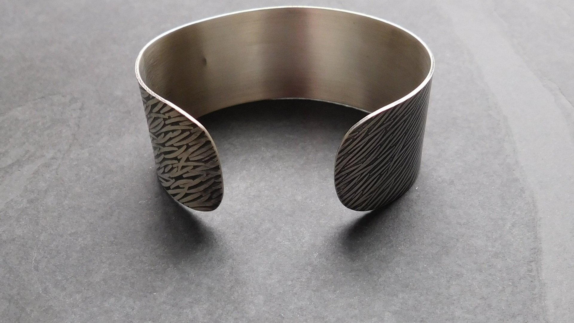 Earth Tone Colored Diamonds Mixed Metal Bronze Sterling Silver Patterned Wire Statement Cuff Bracelet