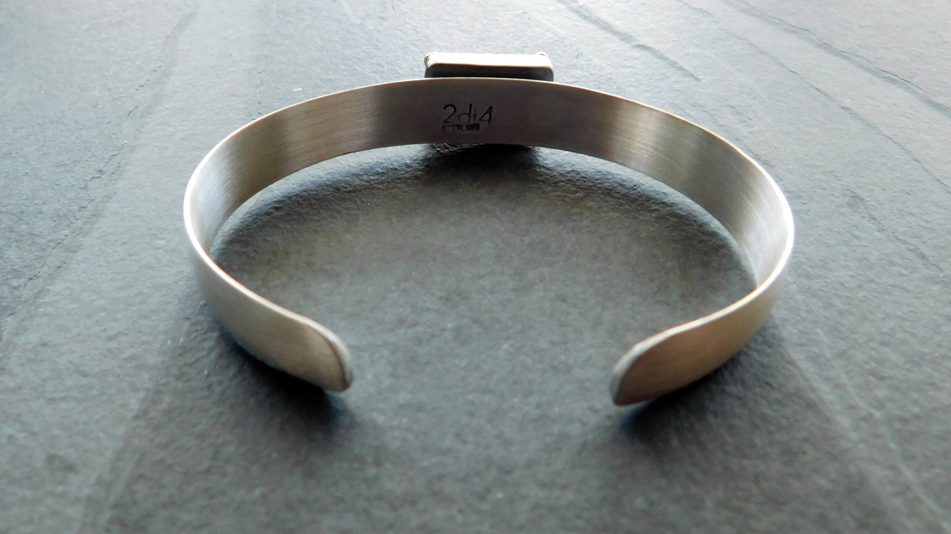 Aquamarine Raw Crystal Oxidized Sterling Silver 14K Gold Dot Mixed Metal Cuff Bracelet