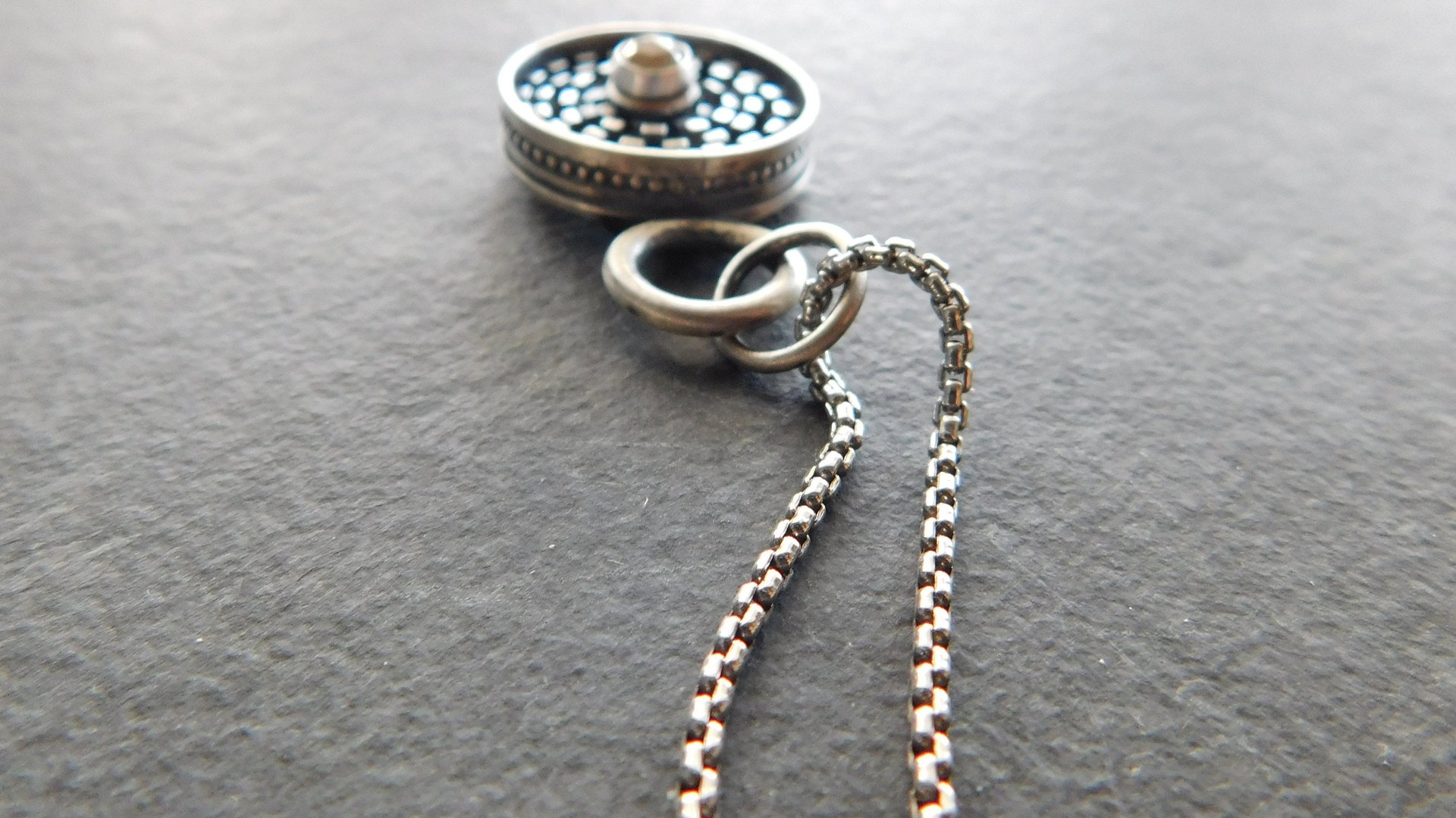 Earth Tone Colored Diamond Sterling Silver Modernist Wire Pendant Necklace