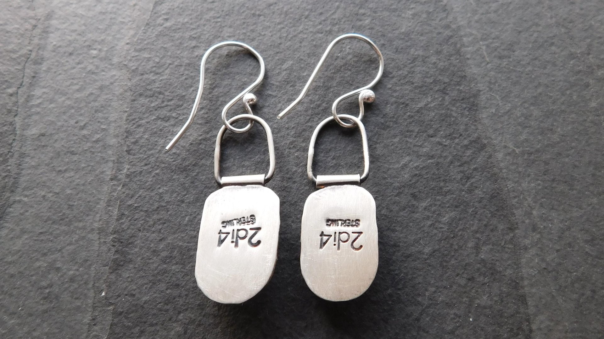 Champagne Rosecut Morganite Textured Sterling Silver Hinged Lightweight Everyday Dangle Earrings