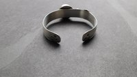 Snail Shell Swiss Blue Topaz Sterling Silver Beach Cuff Bracelet